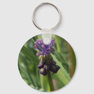 Purple Flower Keychain
