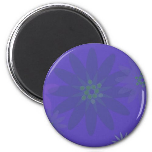 Purple Flower Magnet
