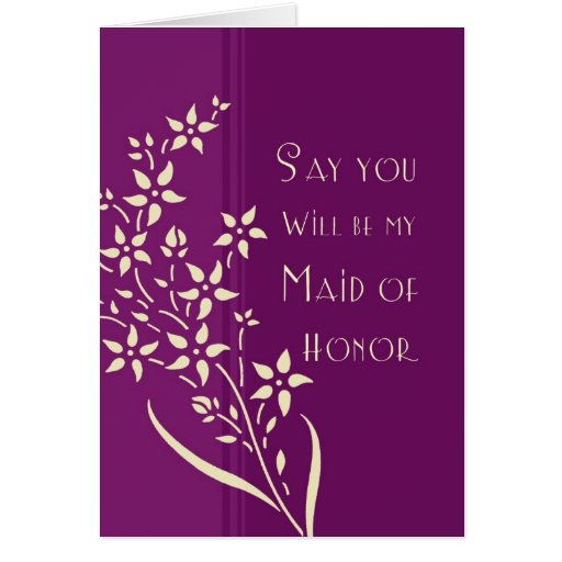 Maid Of Honor Invitation Wording 7