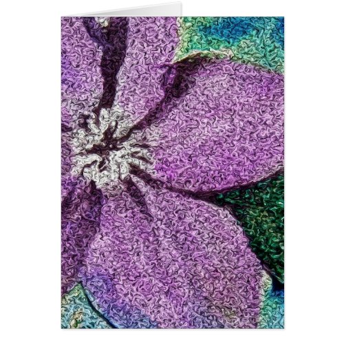 Purple Flower Mixed Media Digital Art