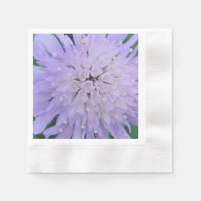Purple flower napkins (Front)