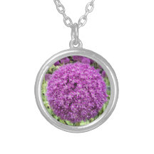 Purple Flower Necklace