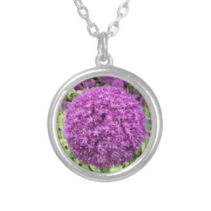 Purple Flower Necklace