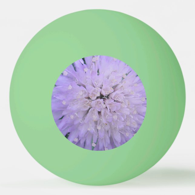 Purple flower ping pong ball (Front)