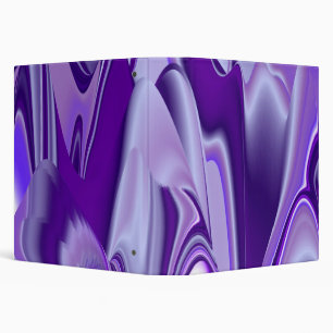 Purple Flower Rainbow Dreams 3 Ring Binder
