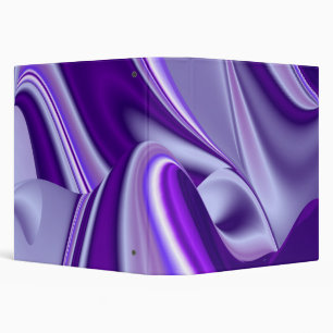 Purple Flower Rainbow Dreams 3 Ring Binder