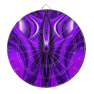 Purple Flower Rainbow Dreams Angel Wings Dart Board