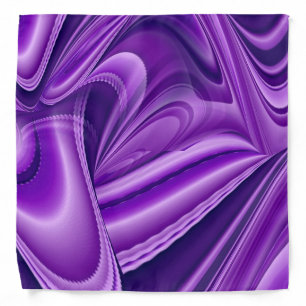 Purple Flower Rainbow Dreams Bandana