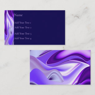 Purple Flower Rainbow Dreams Business Card