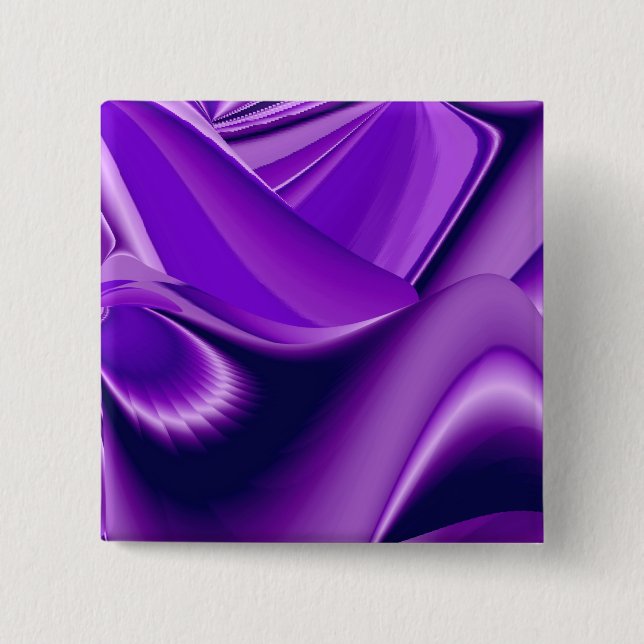 Purple Flower Rainbow Dreams Button (Front)
