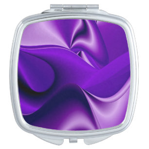 Purple Flower Rainbow Dreams Compact Mirror