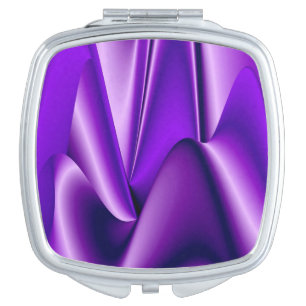 Purple Flower Rainbow Dreams Compact Mirror