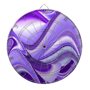 Purple Flower Rainbow Dreams Dart Board