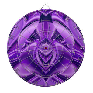 Purple Flower Rainbow Dreams Dart Board