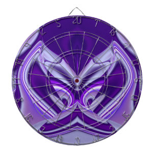 Purple Flower Rainbow Dreams Dart Board