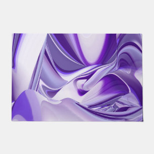 Purple Flower Rainbow Dreams Doormat