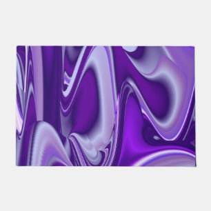 Purple Flower Rainbow Dreams Doormat