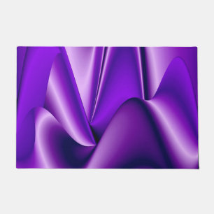 Purple Flower Rainbow Dreams Doormat