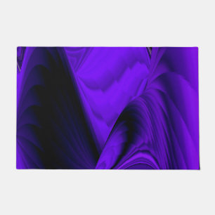 Purple Flower Rainbow Dreams Doormat