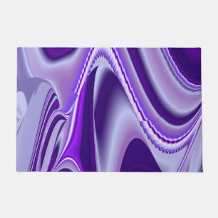 Purple Flower Rainbow Dreams Doormat