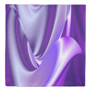 Purple Flower Rainbow Dreams Duvet Cover