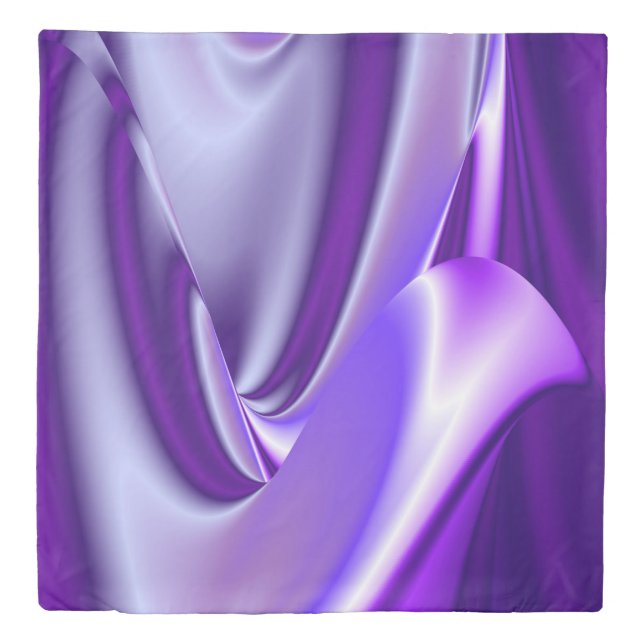 Purple Flower Rainbow Dreams Duvet Cover (Front)