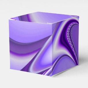 Purple Flower Rainbow Dreams Favor Boxes