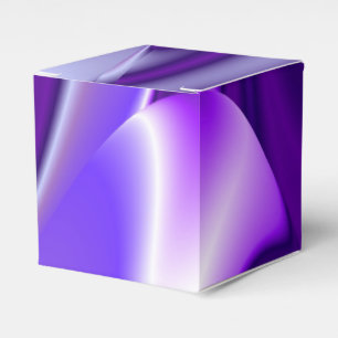 Purple Flower Rainbow Dreams Favor Boxes