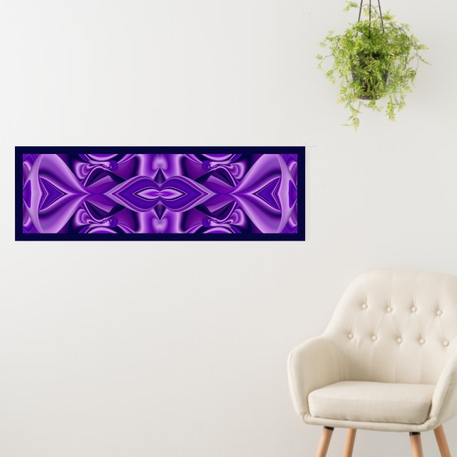 Purple Flower Rainbow Dreams Foam Board (In Situ (Wall))