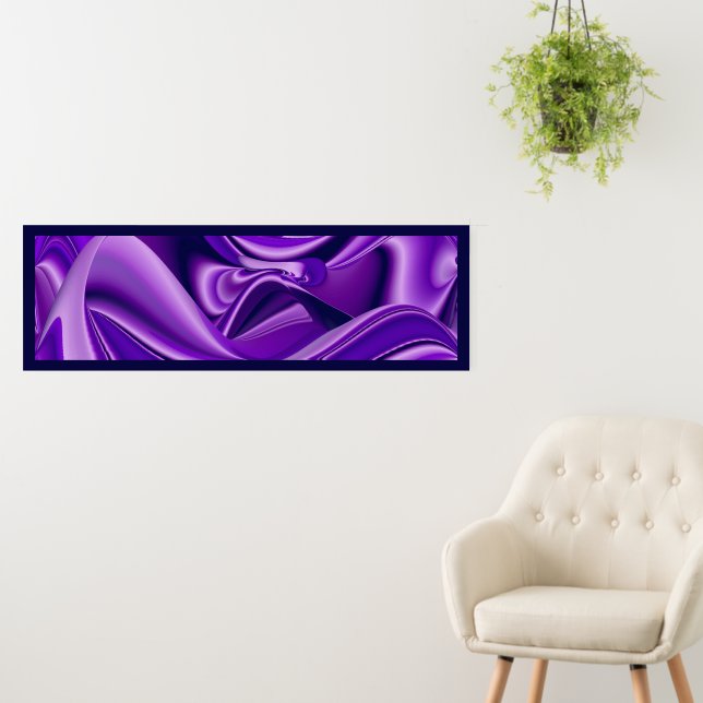 Purple Flower Rainbow Dreams Foam Board (In Situ (Wall))