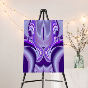 Purple Flower Rainbow Dreams Foam Board