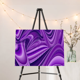 Purple Flower Rainbow Dreams Foam Board