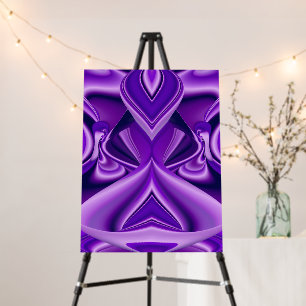 Purple Flower Rainbow Dreams Foam Board