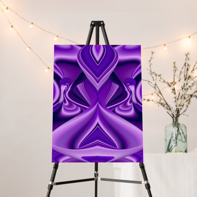 Purple Flower Rainbow Dreams Foam Board (In Situ (Stand))