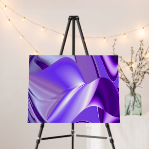Purple Flower Rainbow Dreams Foam Board