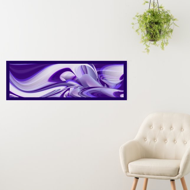 Purple Flower Rainbow Dreams Foam Board (In Situ (Wall))