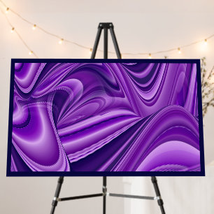 Purple Flower Rainbow Dreams Foam Board