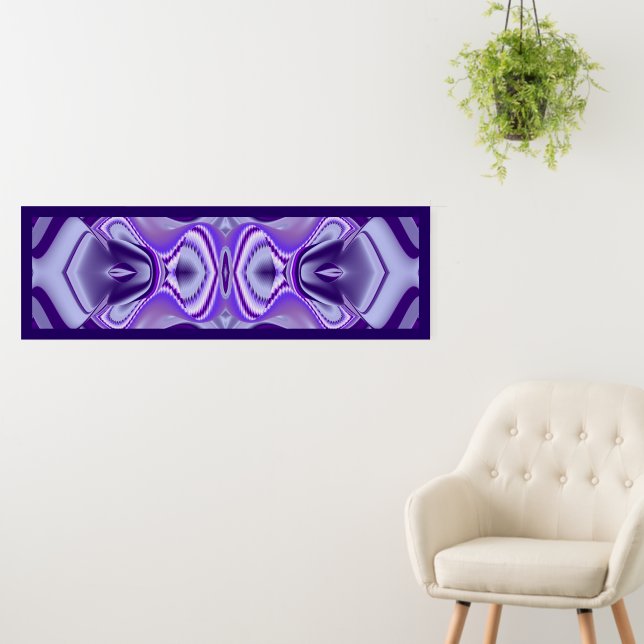 Purple Flower Rainbow Dreams Foam Board (In Situ (Wall))