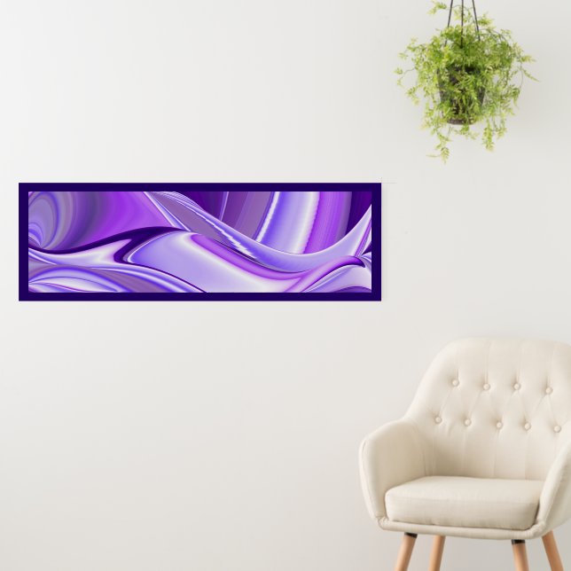 Purple Flower Rainbow Dreams Foam Board (In Situ (Wall))