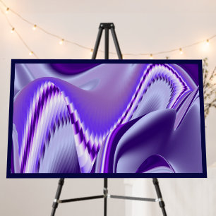 Purple Flower Rainbow Dreams Foam Board