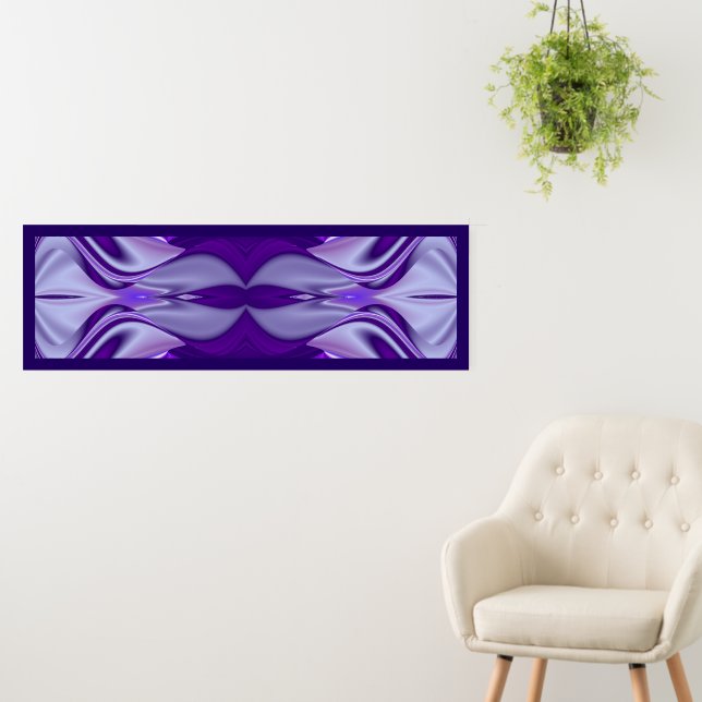 Purple Flower Rainbow Dreams Foam Board (In Situ (Wall))
