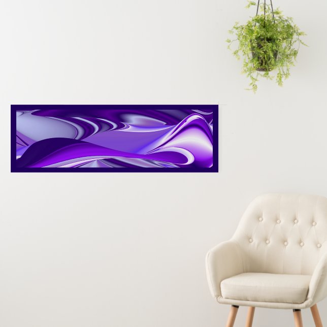 Purple Flower Rainbow Dreams Foam Board (In Situ (Wall))