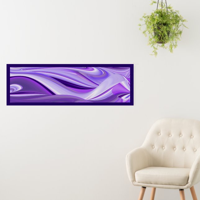 Purple Flower Rainbow Dreams Foam Board (In Situ (Wall))