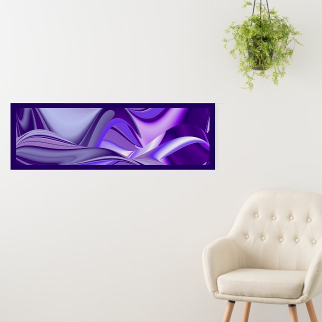 Purple Flower Rainbow Dreams Foam Board (In Situ (Wall))