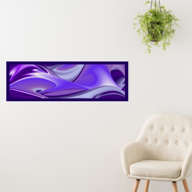 Purple Flower Rainbow Dreams Foam Board (In Situ (Wall))