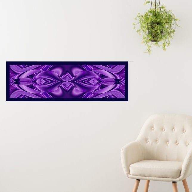 Purple Flower Rainbow Dreams Foam Board (In Situ (Wall))