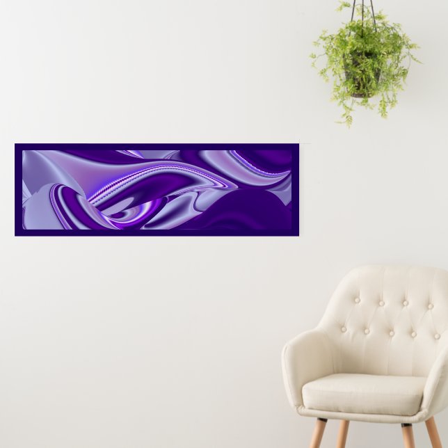 Purple Flower Rainbow Dreams Foam Board (In Situ (Wall))