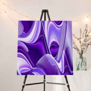 Purple Flower Rainbow Dreams Foam Board