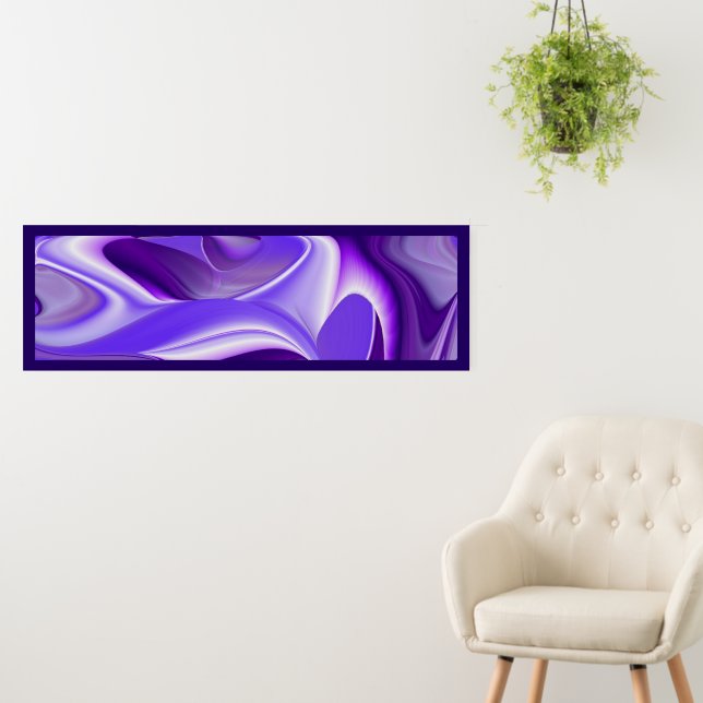Purple Flower Rainbow Dreams Foam Board (In Situ (Wall))