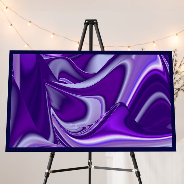 Purple Flower Rainbow Dreams Foam Board (In Situ (Stand))